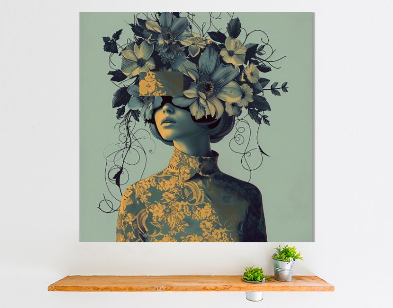 Harmonie in geel en blauw