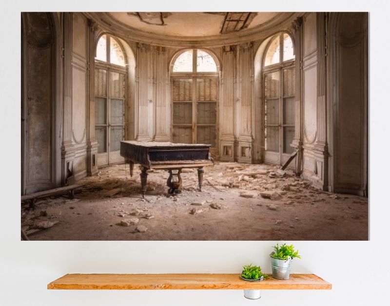 Kasteelkamer met Piano