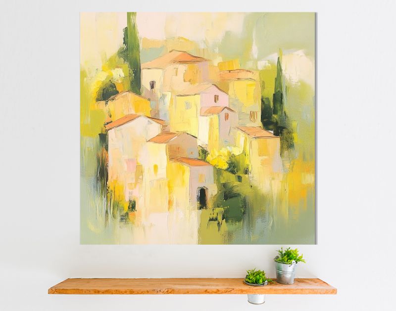 Zonnig Italiaans dorpje