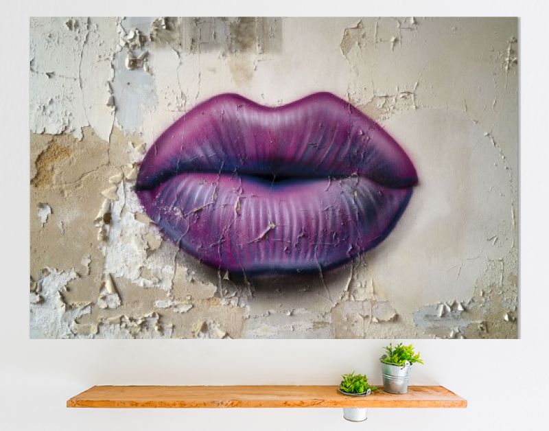 Lippen op de Muur