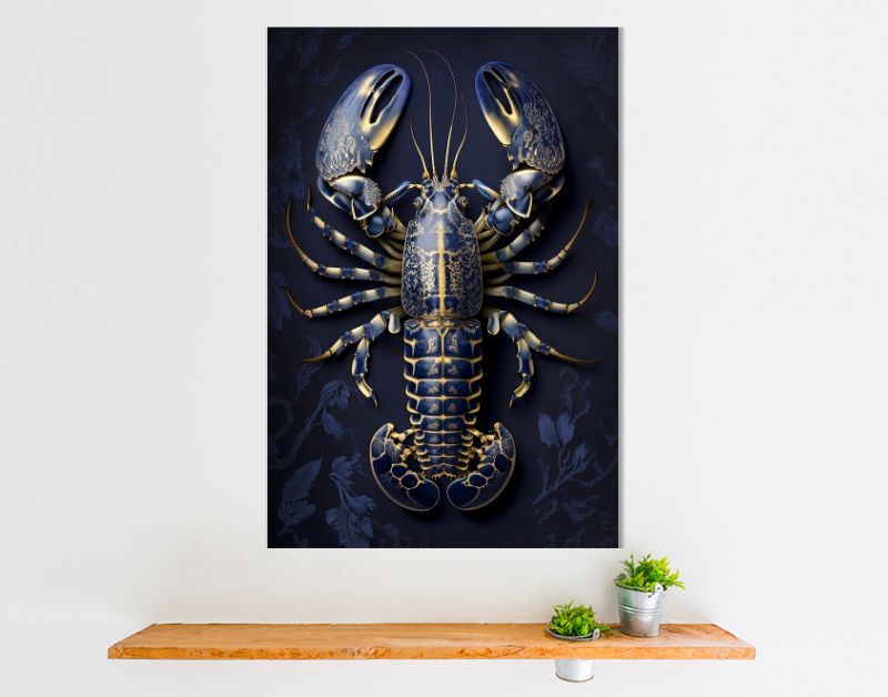 Lobster Chique Gold Blue