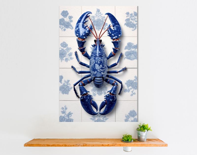 LobsterLuxe DelftBlue kitchen