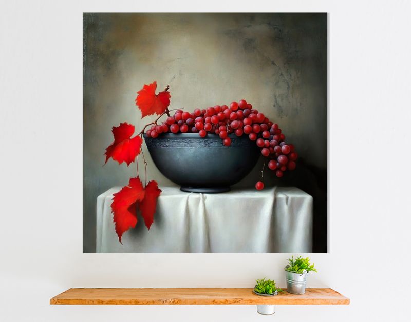 Red grapes