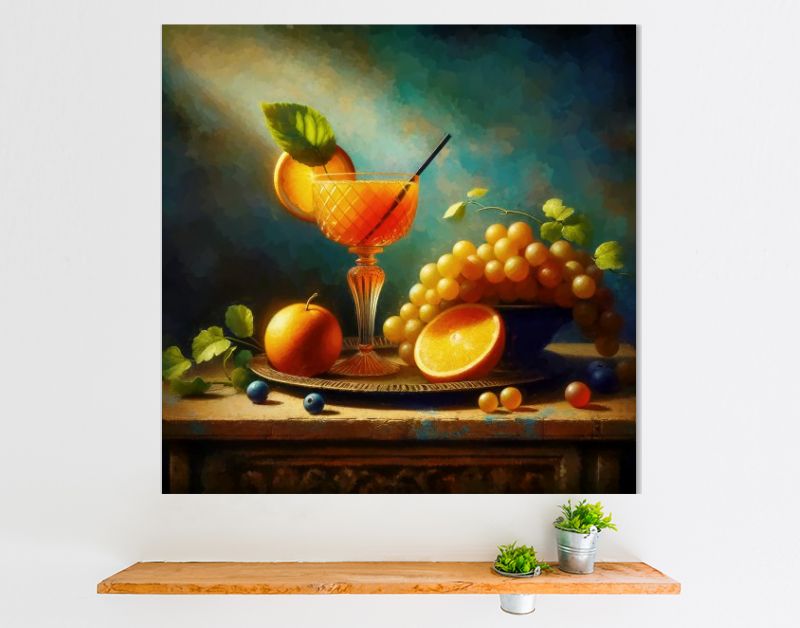 Stilleven Jus 'd Orange op Ateliertafel