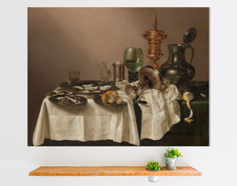 Stilleven met vergulde bokaal, Willem Claesz. Heda, 1635