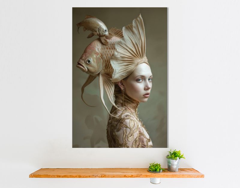 Fishy hat elegance beige 2