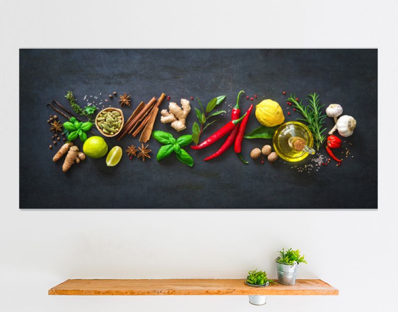 Verse aromatische kruiden en specerijen om te koken