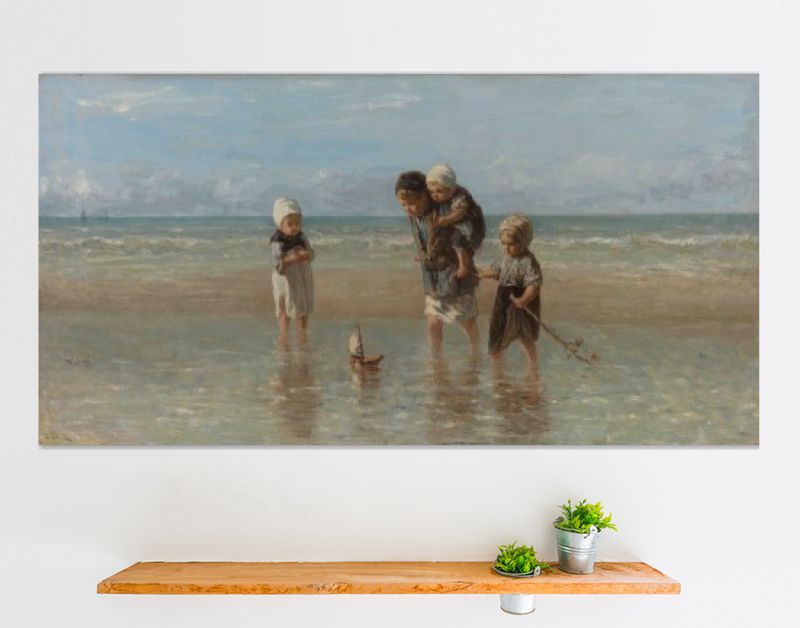 Kinderen der zee, Jozef Israëls, 1872