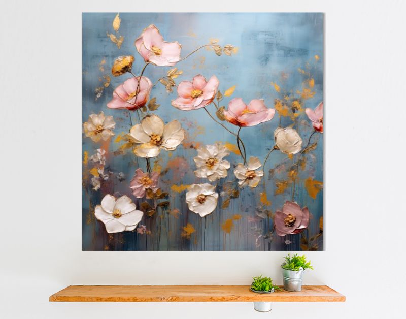 Floating floral harmony