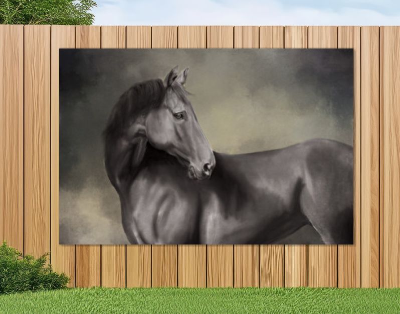 portret van een paard