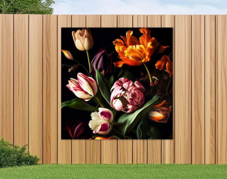 Bloemenpracht Kleurrijke Tulpen