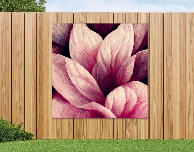 Bloemrijk oudroze, stijlvol bloemmotief creatief