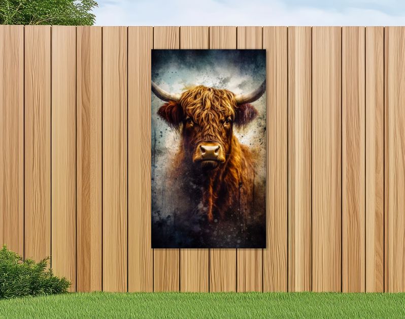 Schotse Hooglander portret