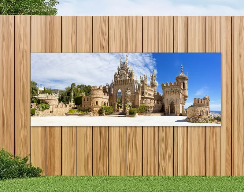 Colomares-kasteel ter nagedachtenis aan Christopher Colomb in Benalmadena