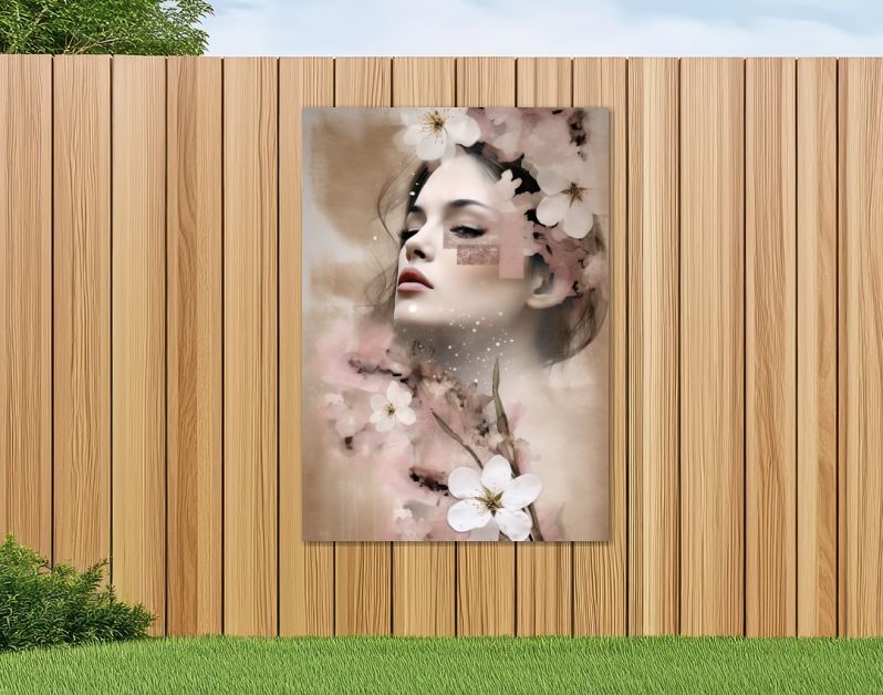 Cherry blossom woman