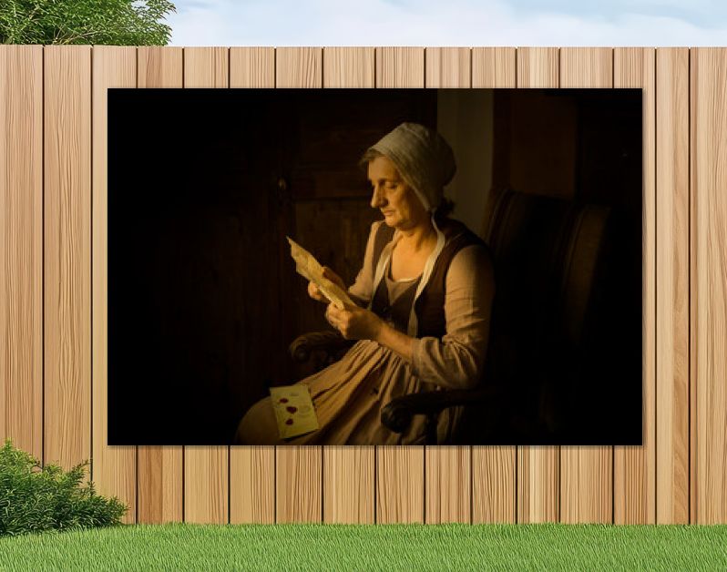 Rembrandt portret van lezende vrouw