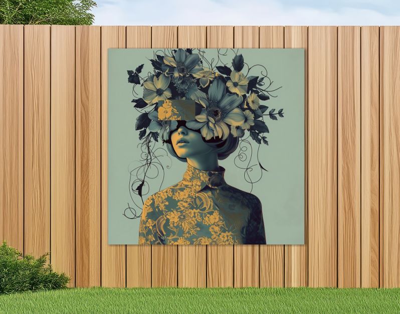 Harmonie in geel en blauw