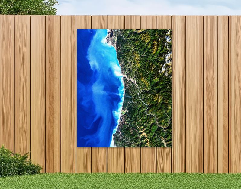 Redwood National Park. Original from NASA.