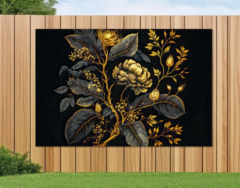 Florale Elemente Vintage Achtergrond Achtergrond Cover AI Kunst Generatieve AI Digitale ART