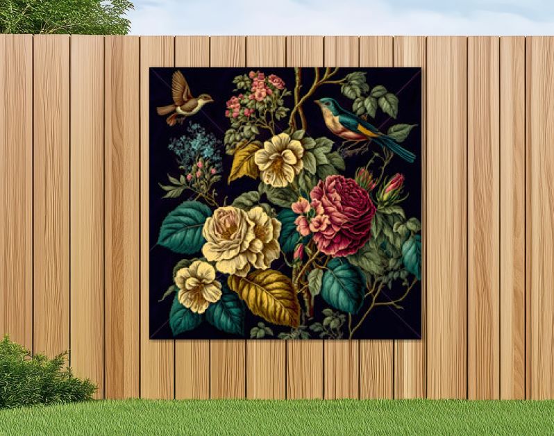 Florale Elemente Vintage Achtergrond Achtergrond Cover AI Kunst Generatieve AI Digitale ART
