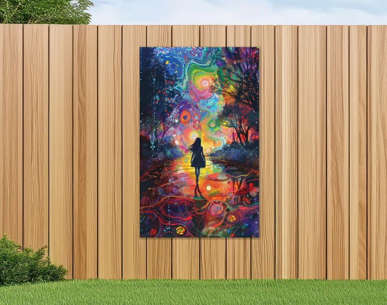 Kleurrijke wandeling