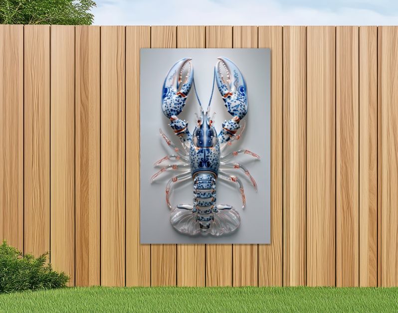 Glass lobster DelftBlue