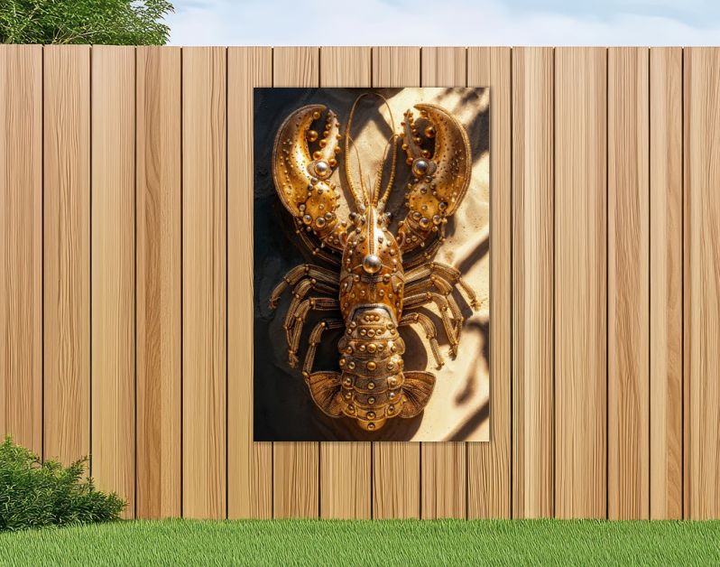 Golden beach lobster