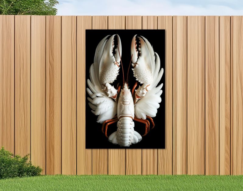 Lobster swan feathers