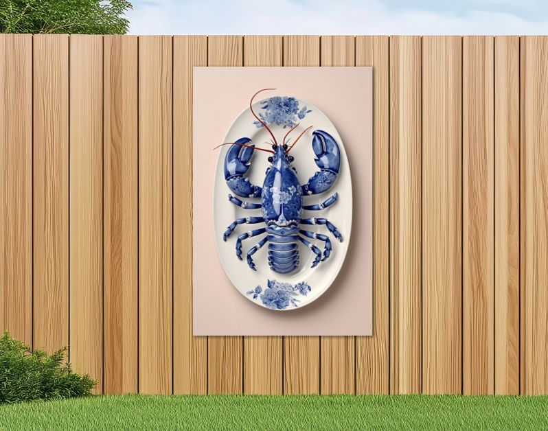 LobsterLuxe DelftBLue Plate