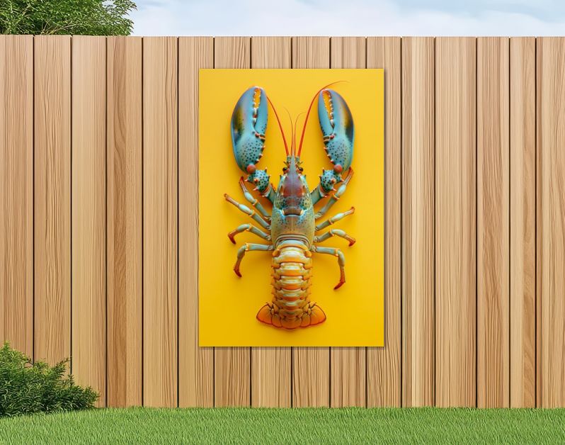 Yellow kopergroengele kreeft