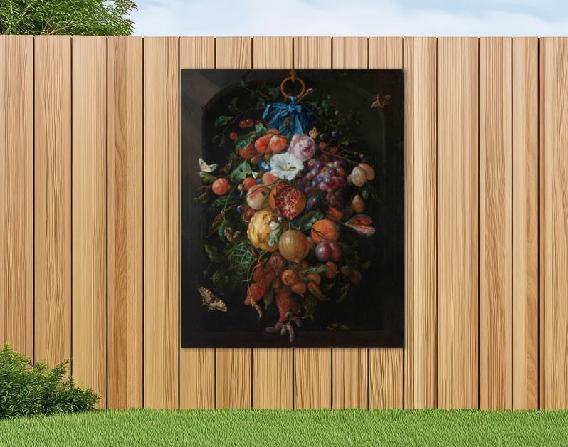 Festoen van vruchten en bloemen, Jan Davidsz. de Heem, 1660 - 1670