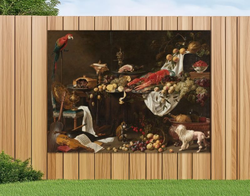 Pronkstilleven, Adriaen van Utrecht, 1644 