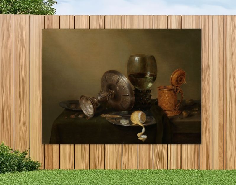 Stilleven met vergulde bierkan, Willem Claesz. Heda, 1634