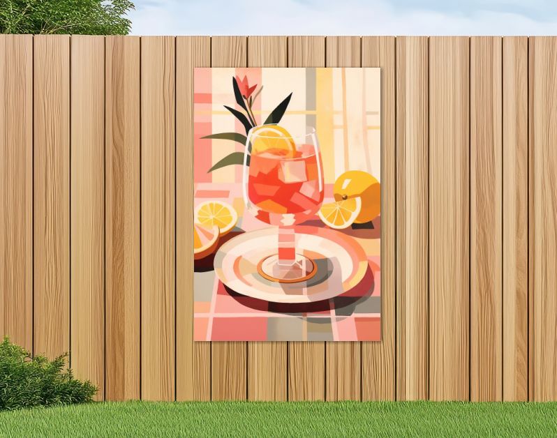 Schilderachtige Smaken Losse Stijl van Cocktails en Plateaus