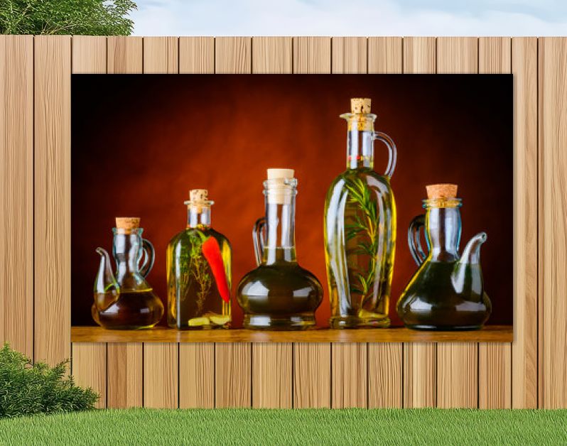 Bottles of Cooking Oil