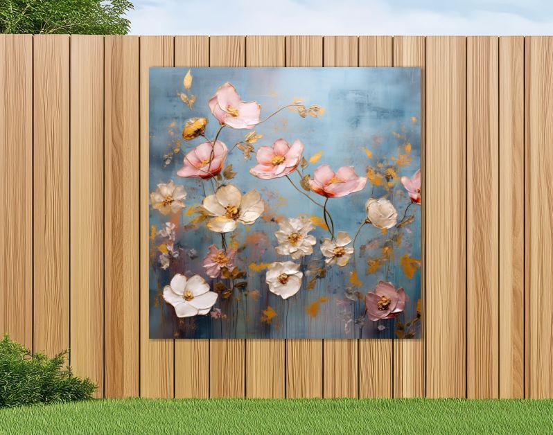 Floating floral harmony