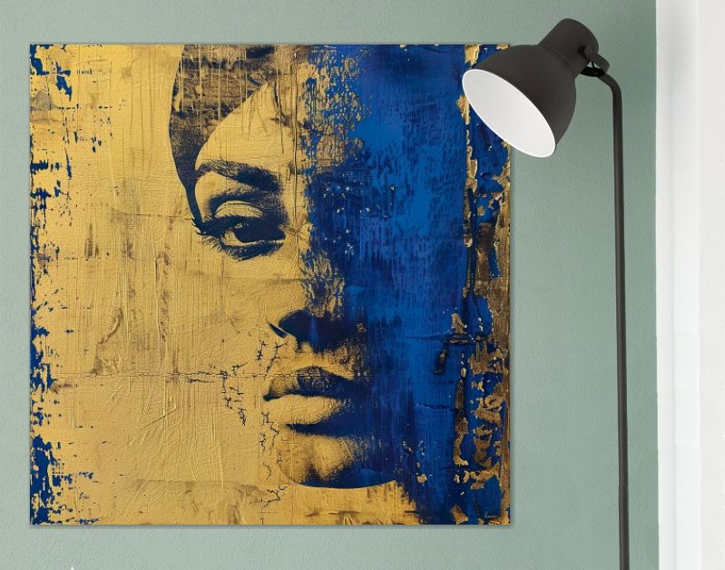 Golden glamour retro starlet