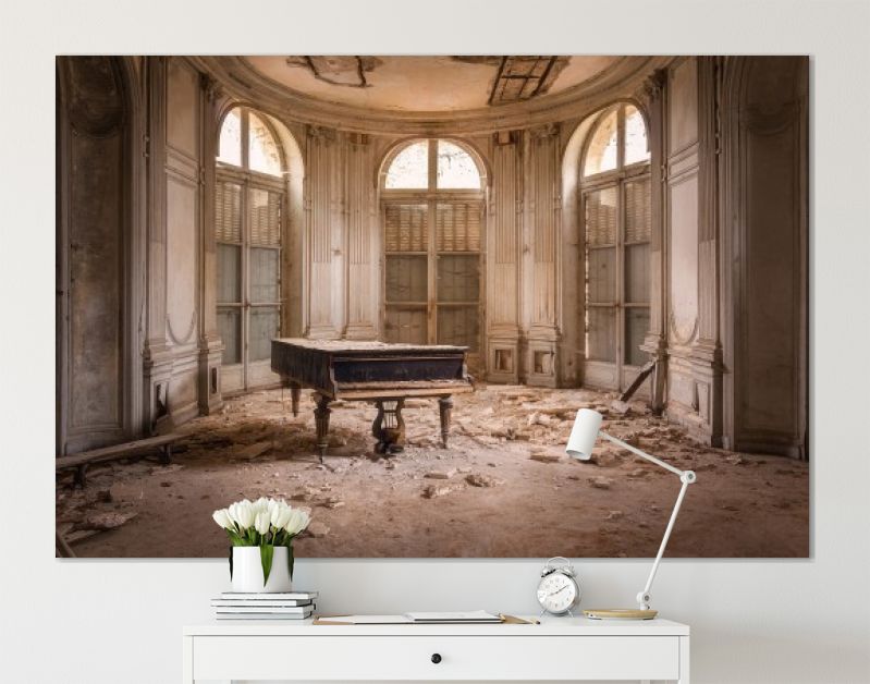 Kasteelkamer met Piano