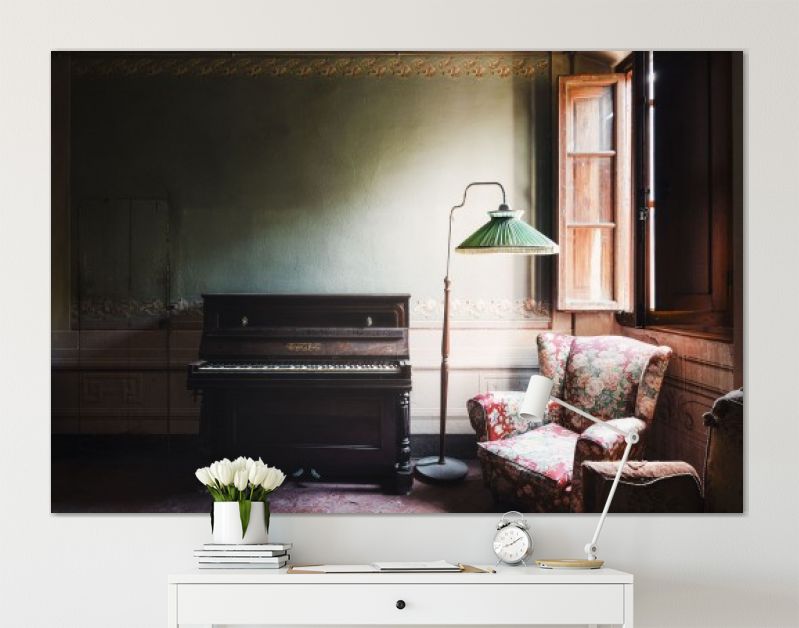 Piano in Verlaten Italiaanse Villa