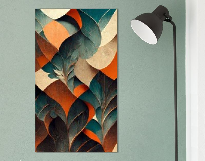 Kleurrijk veelkleurig helder beeld. Geschilderde heldere veelkleurige natuur. Abstracte kleurrijke achtergrond. Perfect voor telefoonbehang of voor posters.