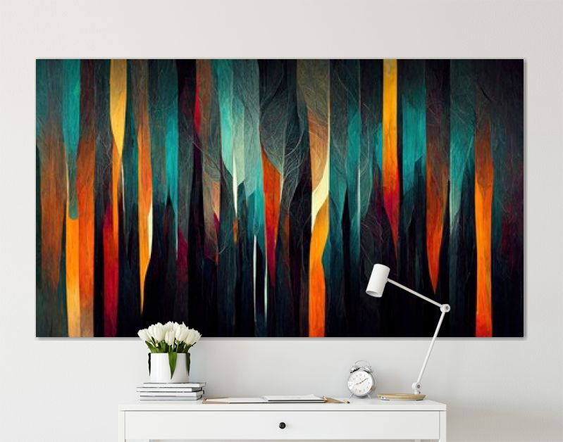 Abstracte lijnen in het ontwerp van de kunst van de kleurenillustratie