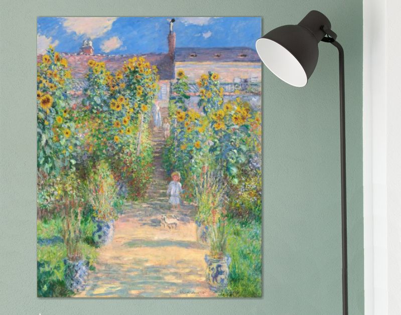 The Artist's Garden at Vétheuil (1881) 