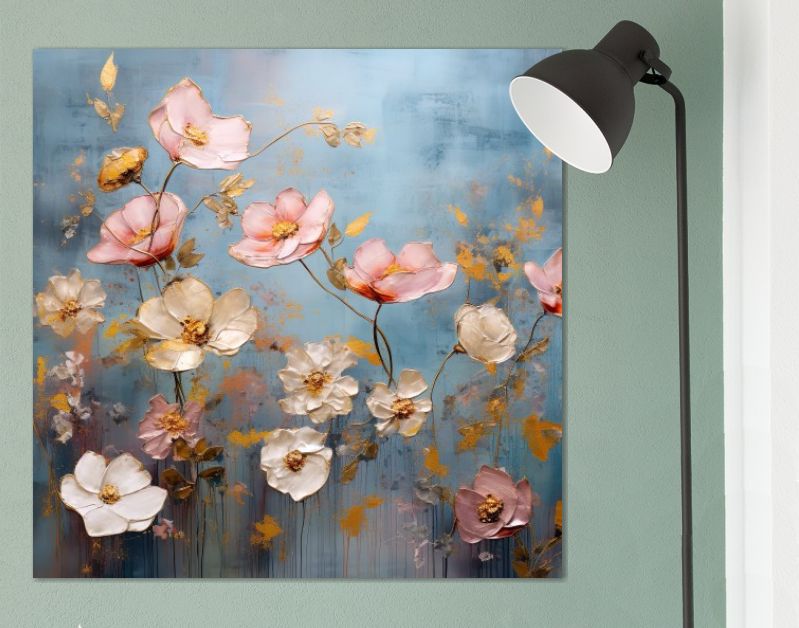 Floating floral harmony