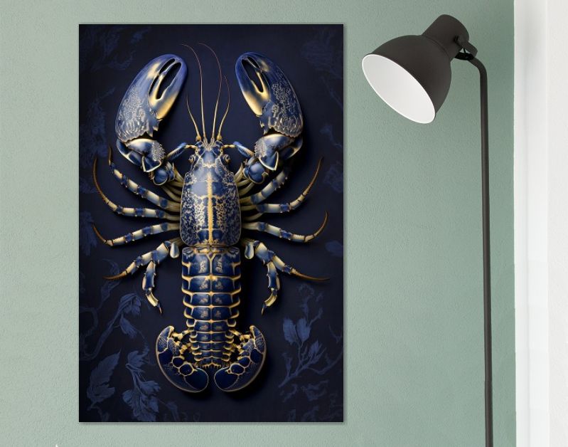 Lobster Chique Gold Blue