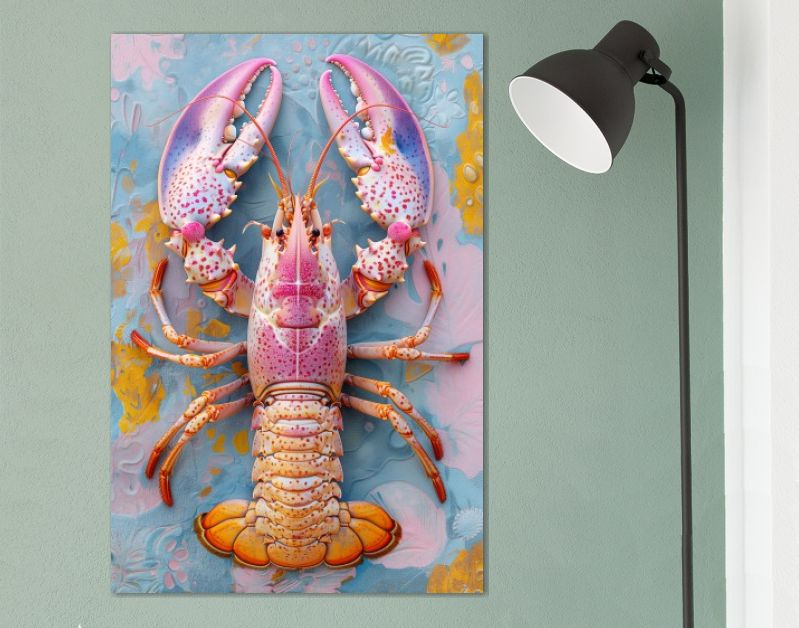Spring Pastel Lobster
