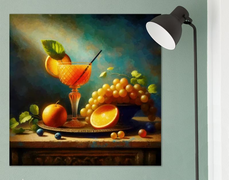 Stilleven Jus 'd Orange op Ateliertafel