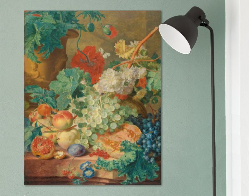 Stilleven met bloemen en vruchten, Jan van Huysum, ca. 1728