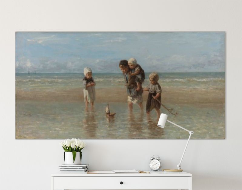 Kinderen der zee, Jozef Israëls, 1872