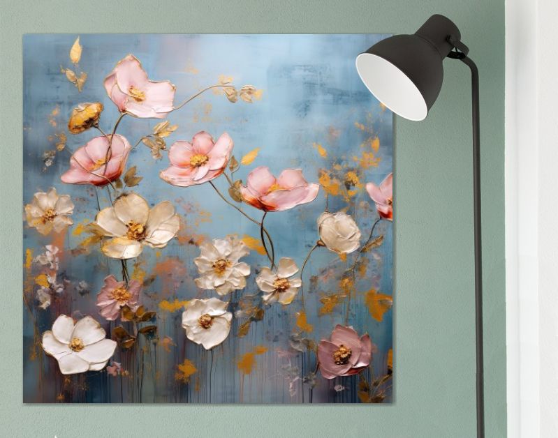 Floating floral harmony