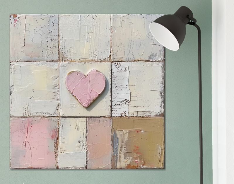 Industrial love with a touch of pink